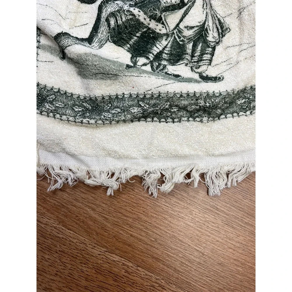 Vintage 3 pc‎ Winter Potholder Dish Towel Set by Stevens NEW